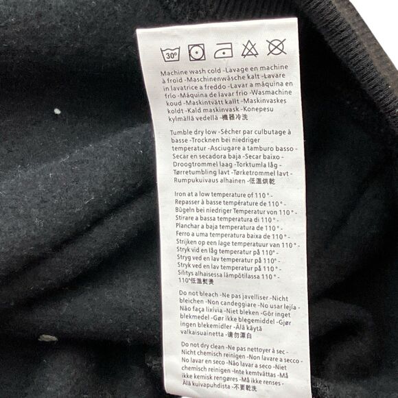 Disney Mickey Mouse Hoodie Mens M Black Graphic Pullover Sweatshirt Checkered - Picture 10 of 12